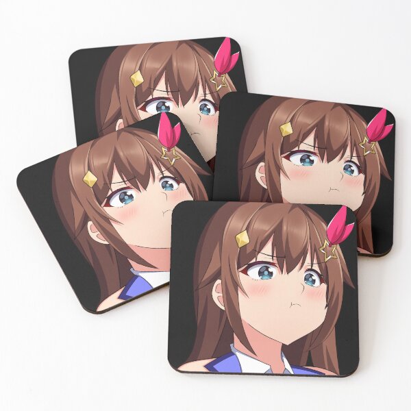 Item preview, Cute Kawaii Anime Girl Pouting designed and sold by Kawaiifu69.