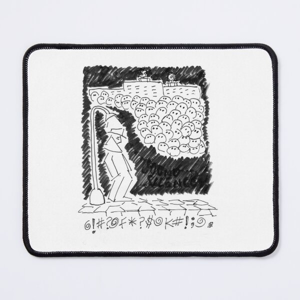 Item preview, Song Cartoon - Sound of Silence designed and sold by fred rosenthal.