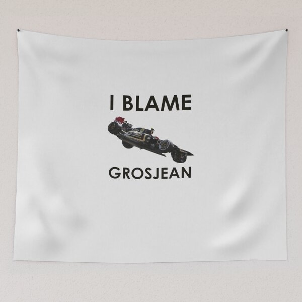 Item preview, I Blame Grosjean, design Classic T-Shirt designed and sold by GuillermoBrito.