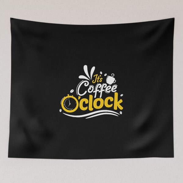 Item preview, It's coffe o'clock designed and sold by D3monic.