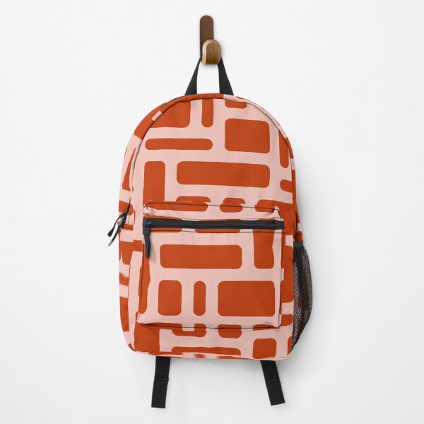 Item preview, Squares & Rectangles - Peach & Rust designed and sold by PeachyLitchi.