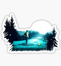 Lost in the Moment Sticker