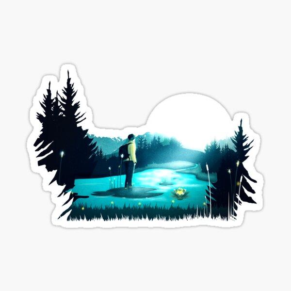Lost in the Moment Sticker