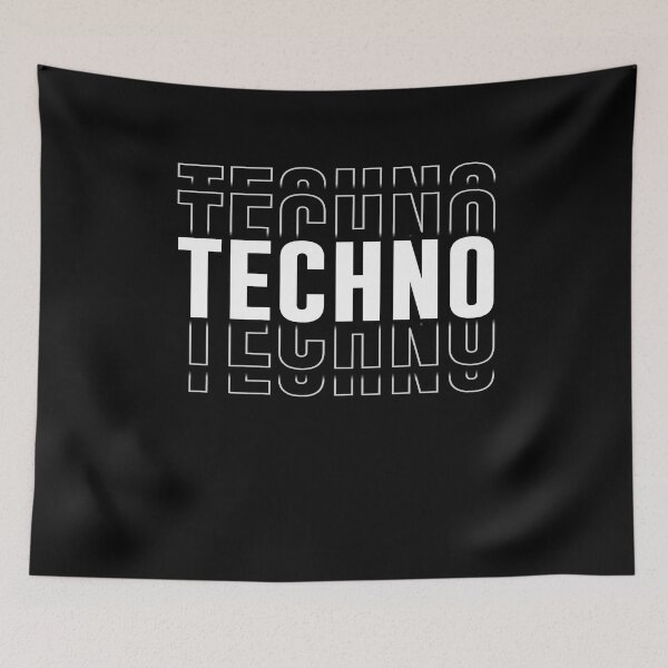 Item preview, Techno Aesthetic EDM Rave Party Clubbing designed and sold by mBshirts.