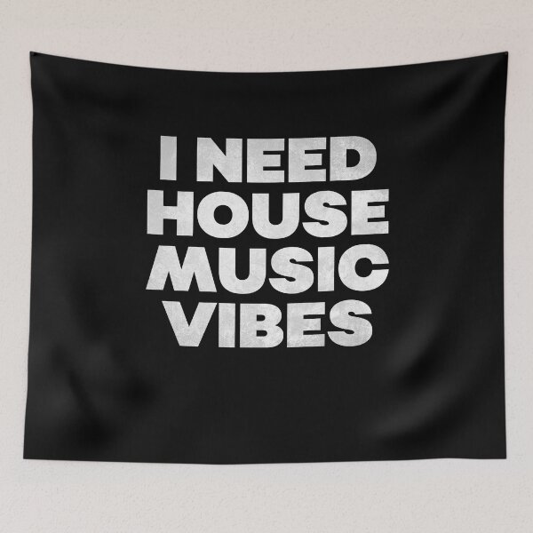 Item preview, House Music Vibes EDM DJ Rave Festival Quote designed and sold by mBshirts.