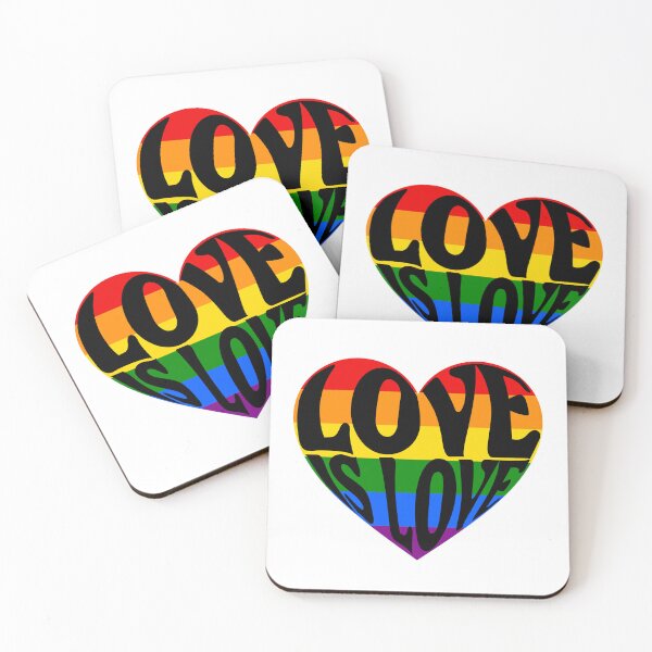 Item preview, Love is love rainbow heart designed and sold by beakraus.