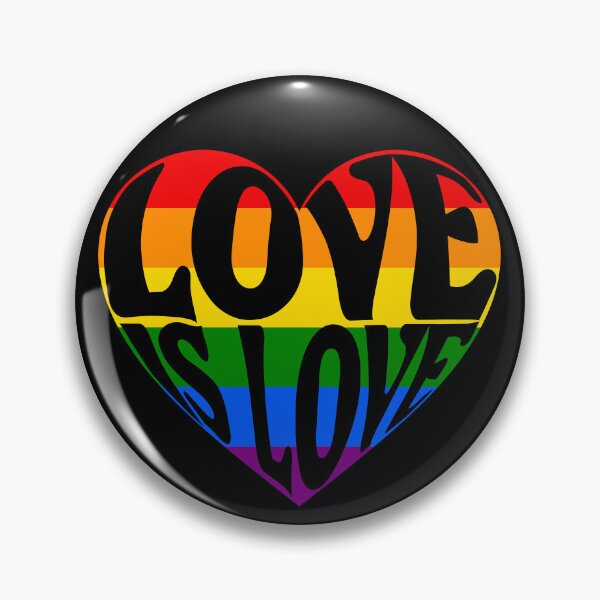 Item preview, Love is love rainbow heart designed and sold by beakraus.