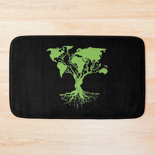 Item preview, Earth Day Cute World Map Tree Pro Environment Plant designed and sold by douglasgary019.