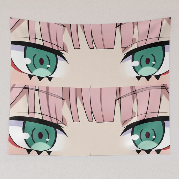 Item preview, Zero Two Eyes Peeker Anime Slap designed and sold by WeebooTr4sh.