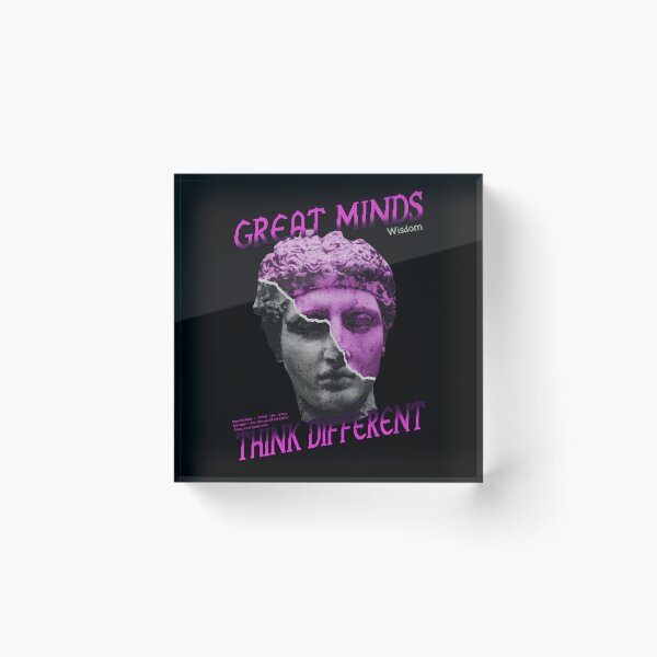 Item preview, GREAT MINDS THINK DIFFERENT,Make Yourself Proud designed and sold by SimpleAndGreat.