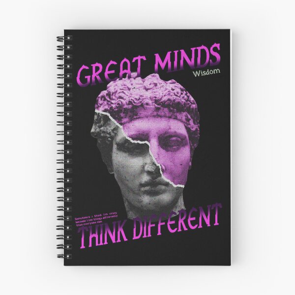Item preview, GREAT MINDS THINK DIFFERENT,Make Yourself Proud designed and sold by SimpleAndGreat.