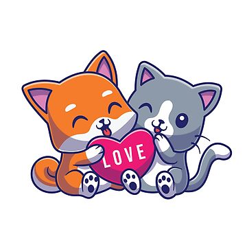 Cat cartoon vector icon, cute and kawaii cats vector illustrations, icon cat  anime 