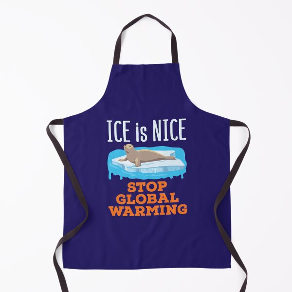 Item preview, Ice Is Nice Stop Global Warming Seal Iceberg designed and sold by jaygo.