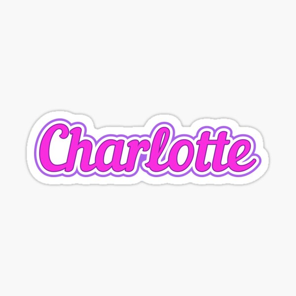 Aperçu de l'œuvre Charlotte Name Personalized Design créée et vendue par PulpTrends.