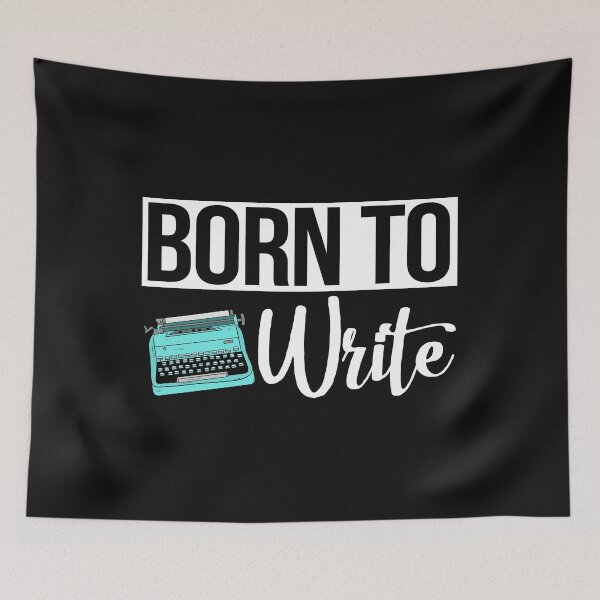 Item preview, Born To Write designed and sold by Bendthetrend.