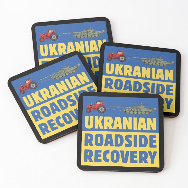 Item preview, Ukrainian Roadside Recovery - Ukrainian Farmer's Tractor Towing Russian Tank designed and sold by MintGubbins.