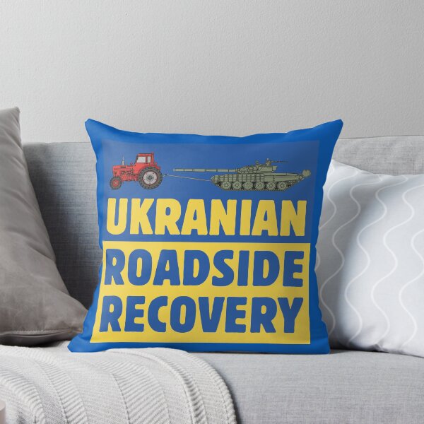 Item preview, Ukrainian Roadside Recovery - Ukrainian Farmer's Tractor Towing Russian Tank designed and sold by MintGubbins.