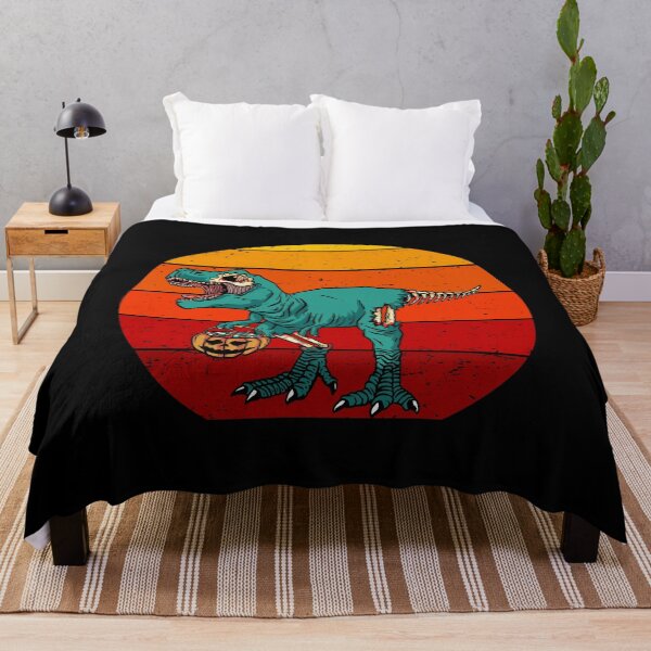 Item preview, Vintage Retro Sunset Halloween T-Rex II designed and sold by Lemon Pepper.