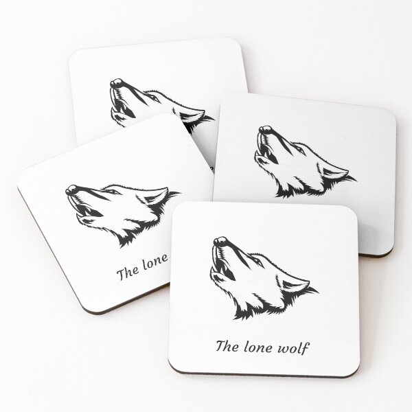 Item preview, The lone wolf design  designed and sold by Avel3n8.
