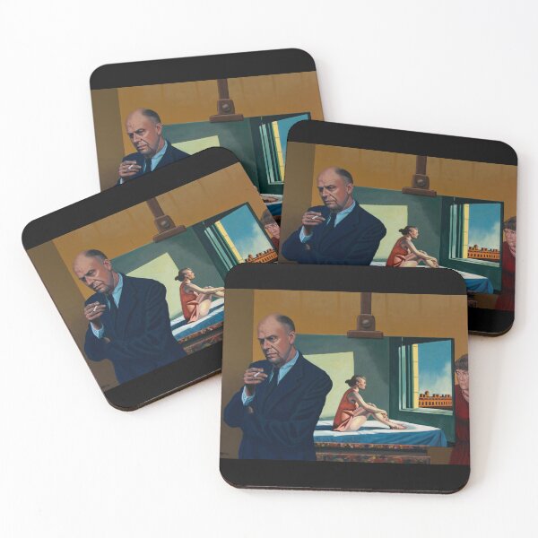 Item preview, Edward Hopper with Morning Sun Painting designed and sold by PaulMeijering.