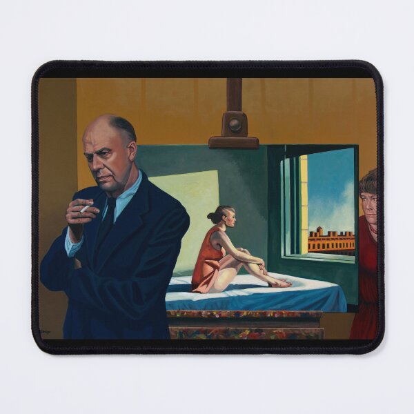 Item preview, Edward Hopper with Morning Sun Painting designed and sold by PaulMeijering.