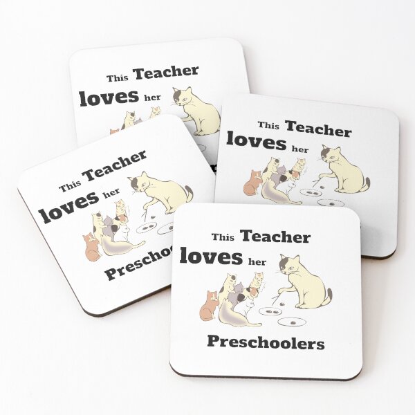 Item preview, This Teacher Loves Her Preschoolers designed and sold by Elyora.