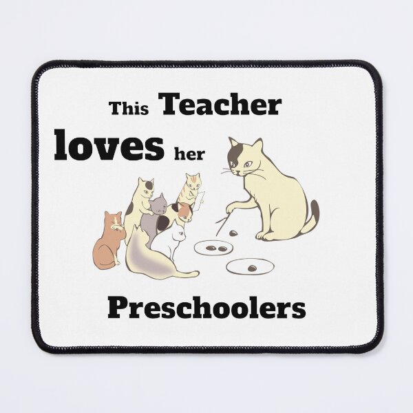 Item preview, This Teacher Loves Her Preschoolers designed and sold by Elyora.