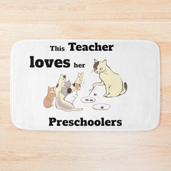 Item preview, This Teacher Loves Her Preschoolers designed and sold by Elyora.