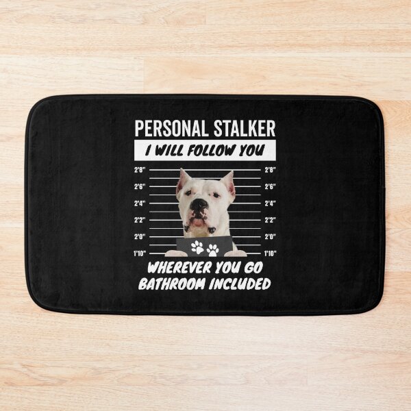 Item preview, Personal Stalker Dog – Dogo Argentino designed and sold by More Cute Dogs.