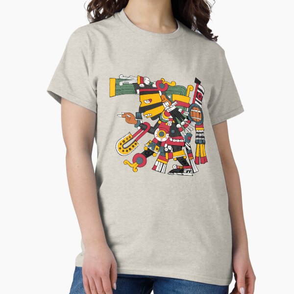Vista previa del artículo con la obra «Tezcatlipoca - Camiseta azteca», diseñado y vendido por kernowerno.