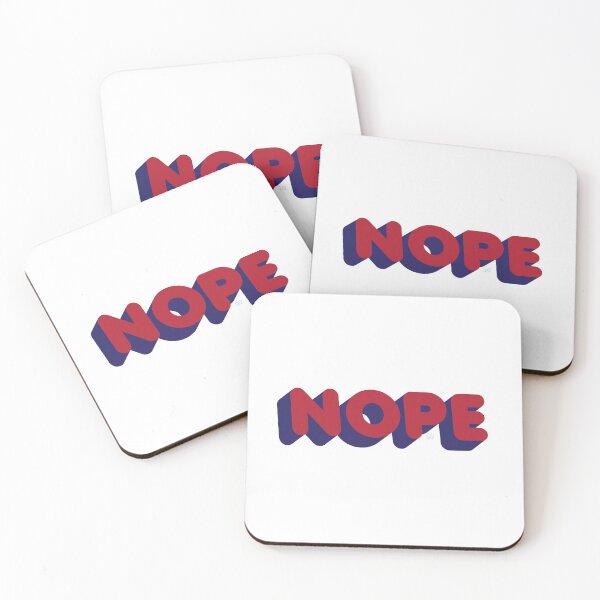 Item preview, NOPE The answer is NO designed and sold by Maren Frances.