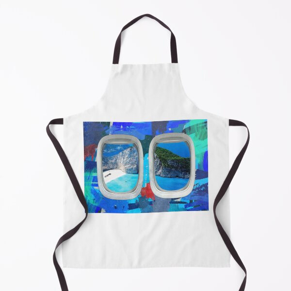 Item preview, Airplane Window Travel Exotic Illustration Print designed and sold by SuccessHunters.