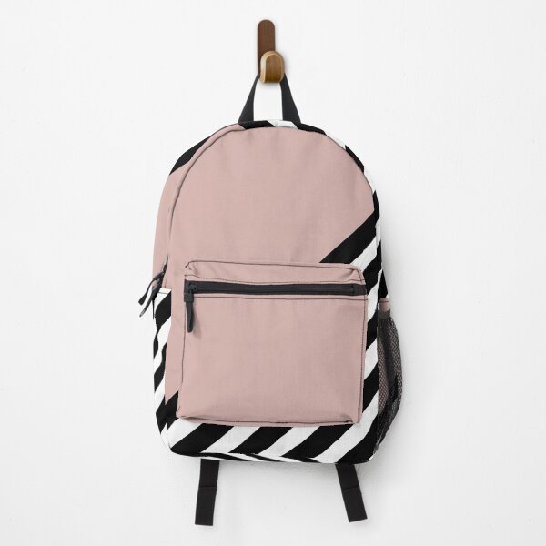 Item preview, Geometric Art Color Block and Stripes in Pink, Black and White designed and sold by meggydesigns.