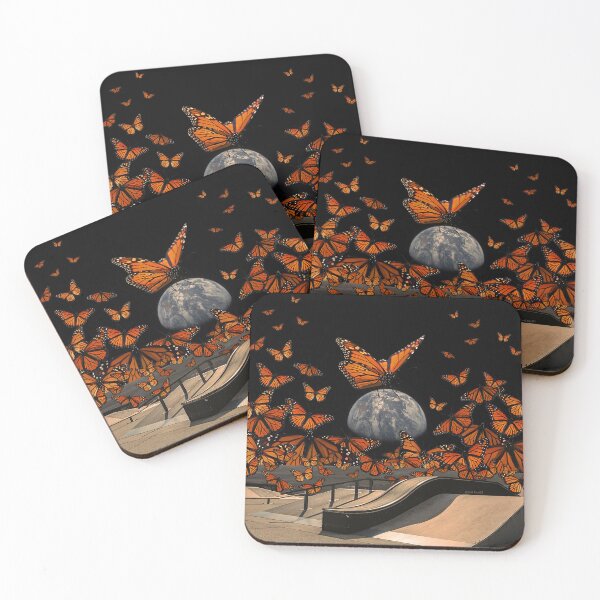 Item preview, Butterflies on the Moon designed and sold by Artwork by Mallory.
