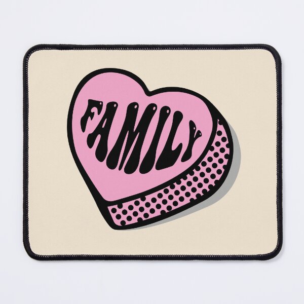 Item preview, Family candy heart sweet heart designed and sold by retrippy.