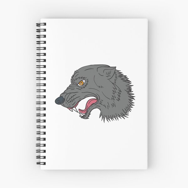 Item preview, Grey Wolf Head Growling Drawing designed and sold by patrimonio.