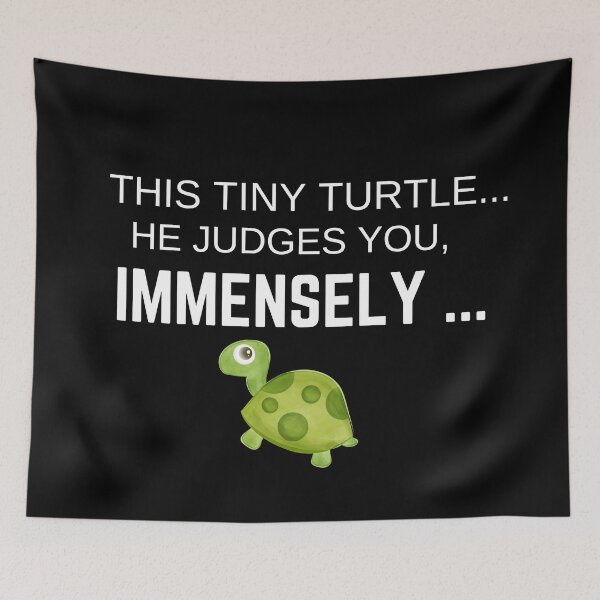 Item preview, This turtle he judges you designed and sold by Ynssama.