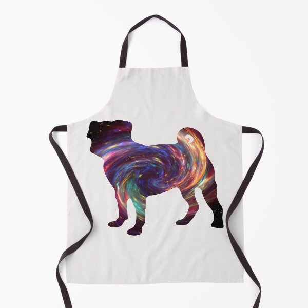 Item preview, Cassiopeia Galaxy Pug Silhouette designed and sold by Pugstuff.