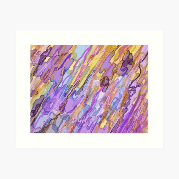 Mauve Reflections Art Print