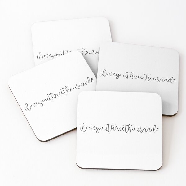 Item preview, I love you three thousand  designed and sold by BetterInColor.