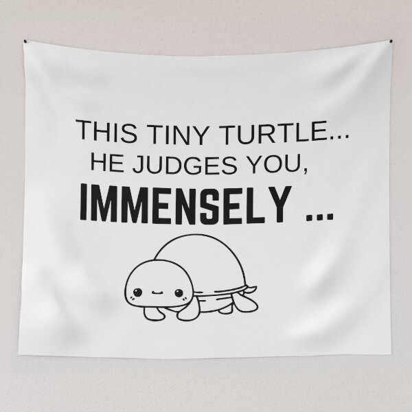 Item preview, This turtle he judges you designed and sold by Ynssama.