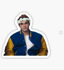 Flower Crown Archie Sticker