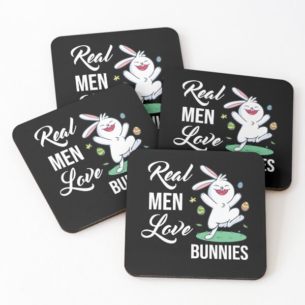 Item preview, Funny Rabbit Real Men Love Bunnies Cool Happy Easter Day Gift,Cute Easter Quote For Rabbit Lovers Mens designed and sold by pedrored369.