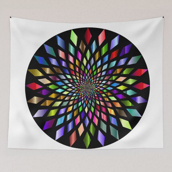 Item preview, Colored round abstraction designed and sold by TrendyThings37.