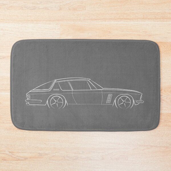 Item preview, Jensen Interceptor 2 - profile stencil, white designed and sold by mal-photography.