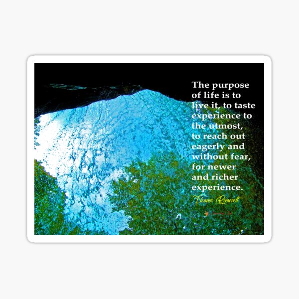 Through the Waterfall Sticker