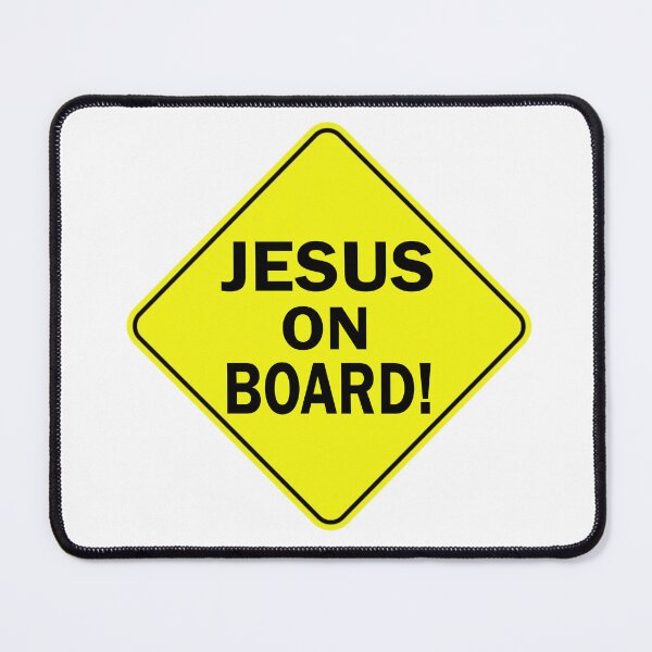 Item preview, Jesus On Board Car Stickers designed and sold by Roland1980.