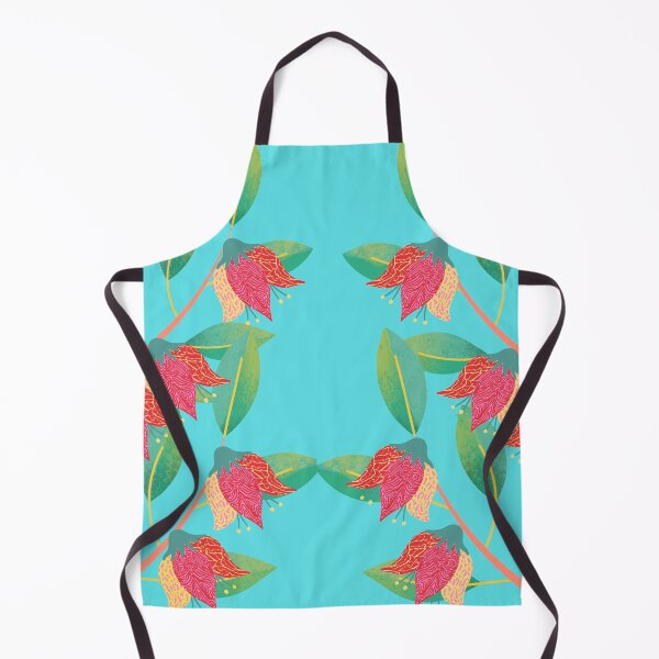 Item preview, spring red flowers blossoming through green leaves  designed and sold by Myriam-BR.