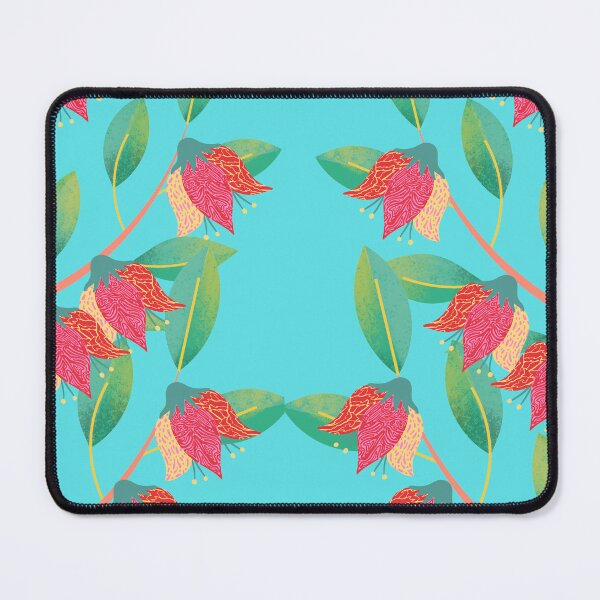 Item preview, spring red flowers blossoming through green leaves  designed and sold by Myriam-BR.