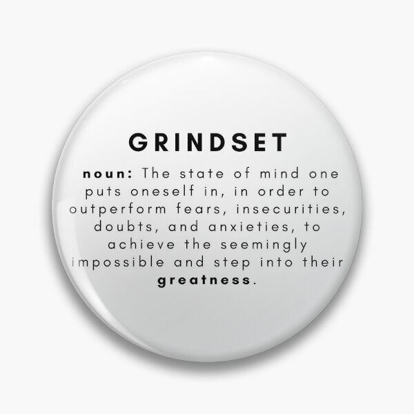 Item preview, Grindset - white designed and sold by Mad-Boy.